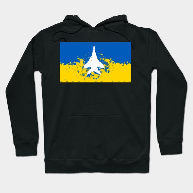 Ghost of Kyiv Flag Hoodie by Aces & Eights 